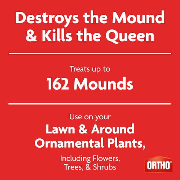 Orthene Fire Ant Killer1 12 oz. Outdoor Fire Ant Mound Killer, Kills the Queen, Destroys up to 162-Mounds