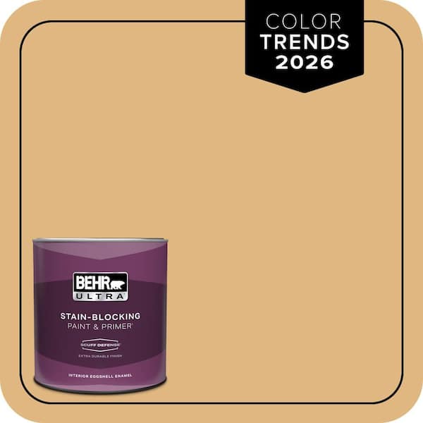 BEHR ULTRA 1 qt. #M270-5 Beehive Extra Durable Eggshell Enamel Interior Paint & Primer