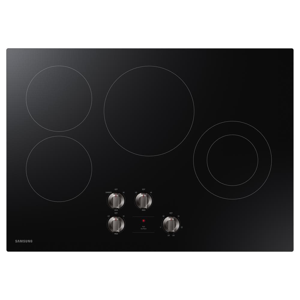 Samsung 30 in. Radiant Electric Cooktop in Black with 4-Elements