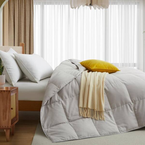 Bafode Summer Light Warmth Gray Goose Down Comforter