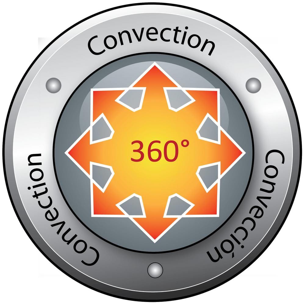 Silver Propane Convection Heater with Auto Shut-off