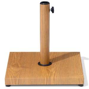 40 lbs. Cement Patio Umbrella Base in Echo Teak