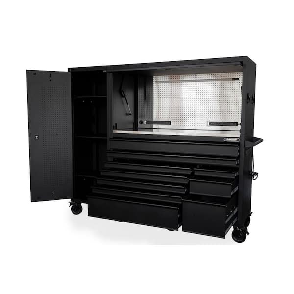 Husky 62 in. W x 24 in. D Heavy Duty 10-Drawer Mobile