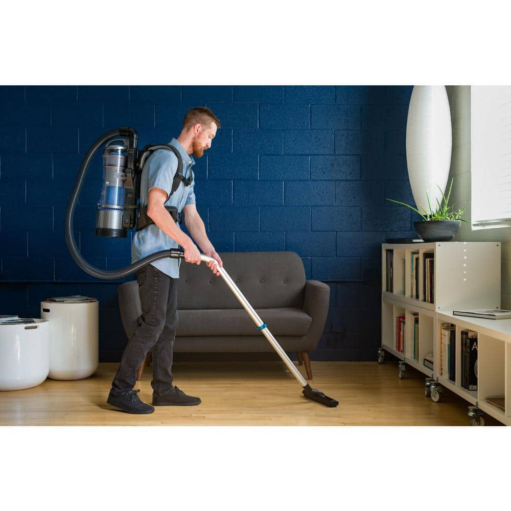 Prolux 2.0 Lightweight Gray Bagless Backpack Vacuum with HEPA Filter