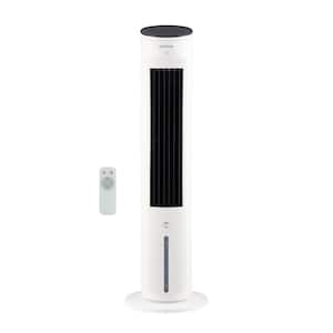 1 Gal. 210 CFM 3-Speed Digital Tower Portable Evaporative Cooler with Remote Control Up to 215 sq. ft.