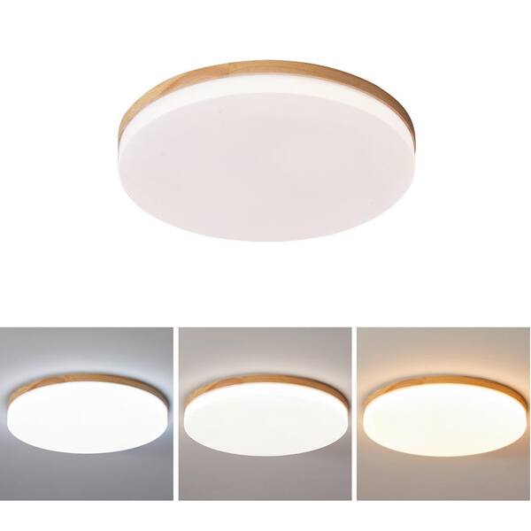 light simple circle led flush mount