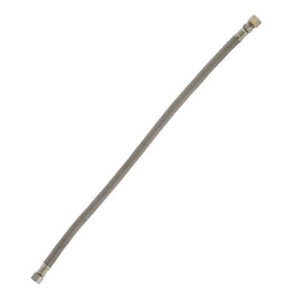 3/8 in. Flare x 3/8 in. Compression x 20 in. Length Flexible Braided Stainless Steel Texas Style Faucet Connector