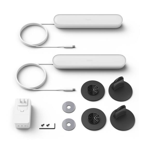 Philips Hue White Play Bar 10 in. LED White and Color Changing