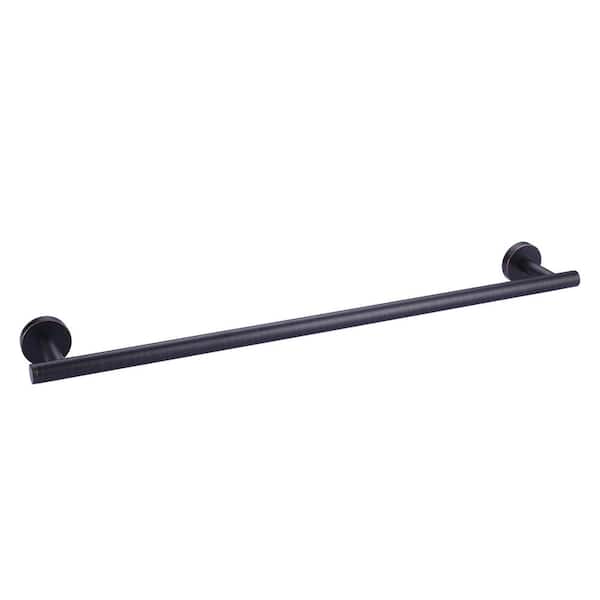 IVIGA Thicken SUS 304 Stainless Steel 24 in. Wall Mount Towel Bar Bath Hardware Accessory Towel Rod in Oil Rubbed Bronze