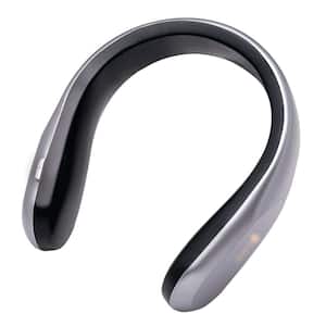 450-Watt Silver and Black Electric USB Rechargeable Personal Wearable Neckband Heater