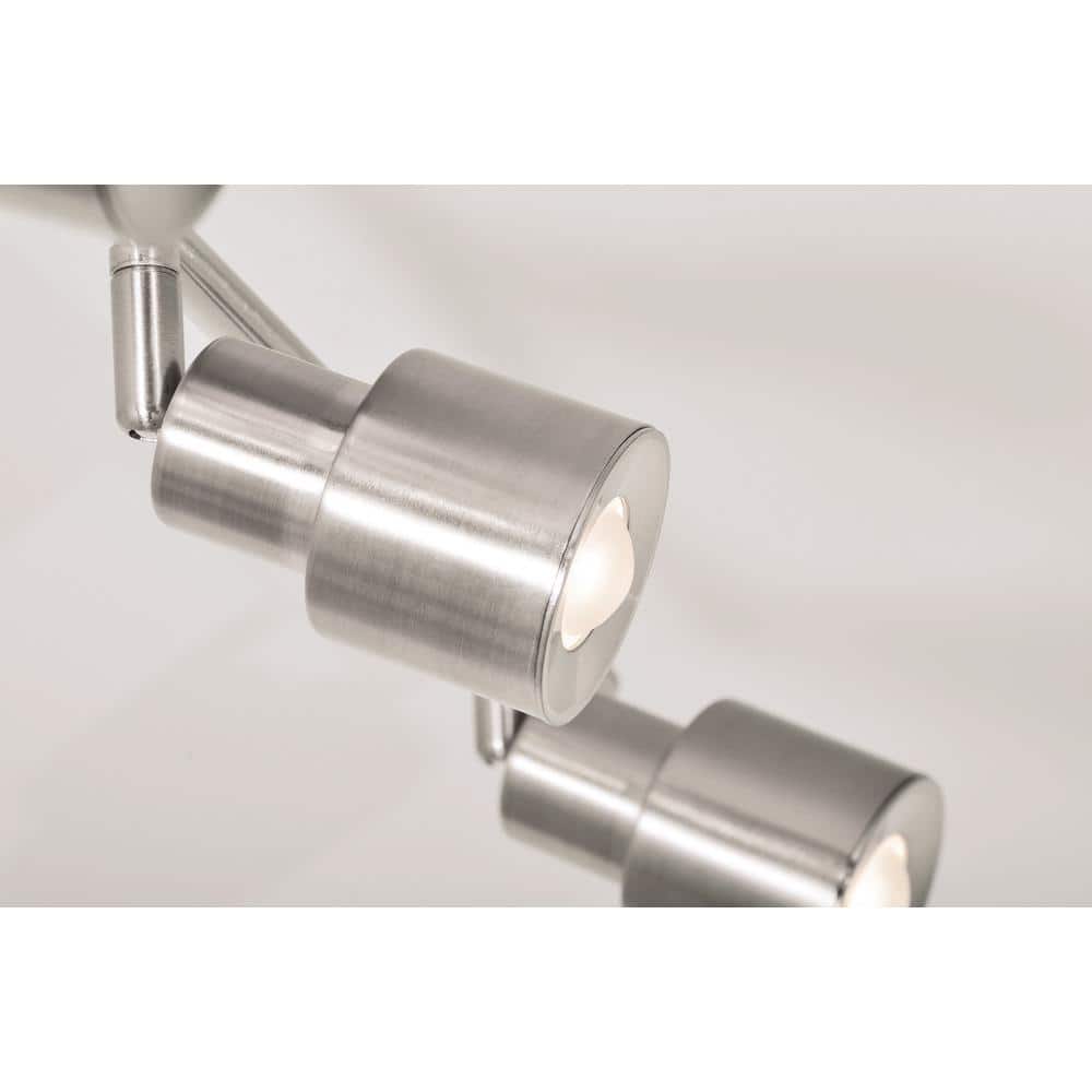 Chappelle Satin Nickel LED Fixed Rail Track Light