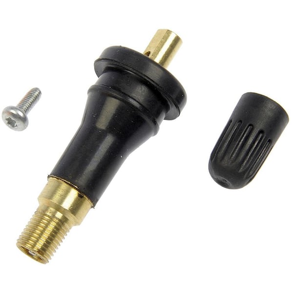 TPMS Service Kit - Replacement Rubber Snap-In Valve Stem with T-10 Torx  Screw