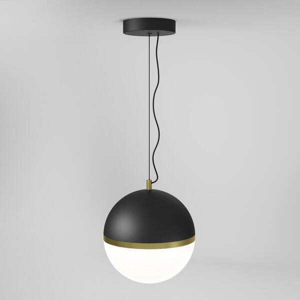 Artika Nova 15-Watt 1 Light Black and Gold Modern 5 CCT Integrated