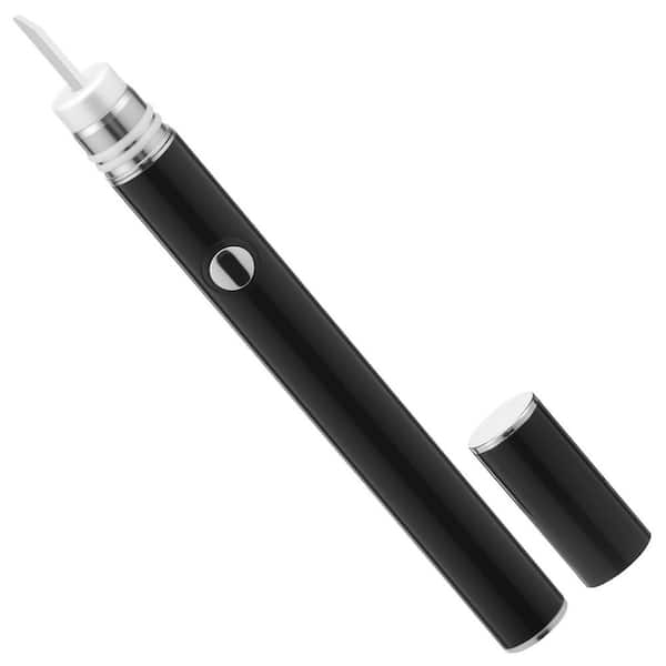 0.8 in. Ceramic Blade Electric Hot Knife with Heating and Multi-Tool for Kitchen and Cutting, Black (1-Pack)