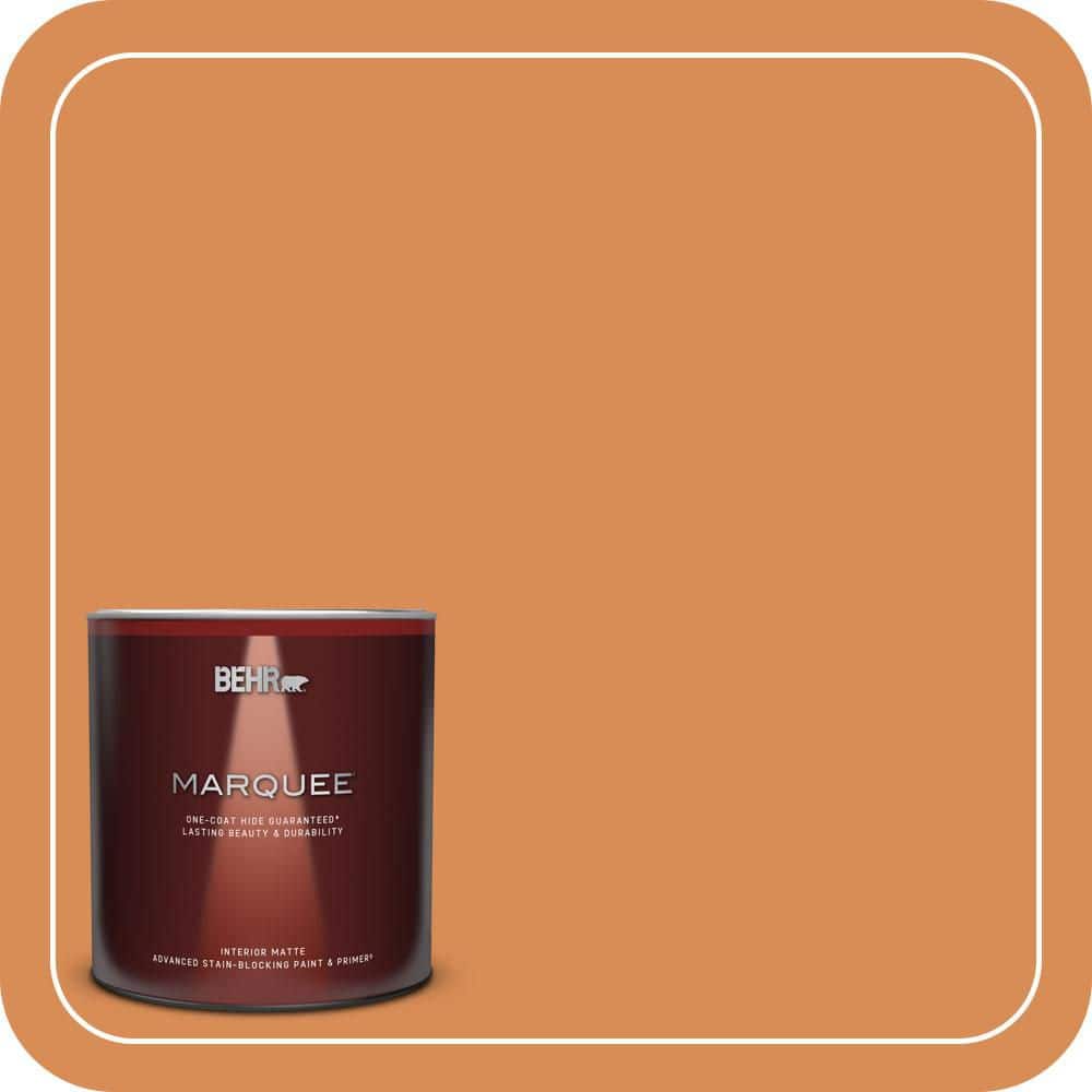 1 qt. #PMD-80 Spiced Pumpkin Matte Interior Paint & Primer price history on PriceWatchPro