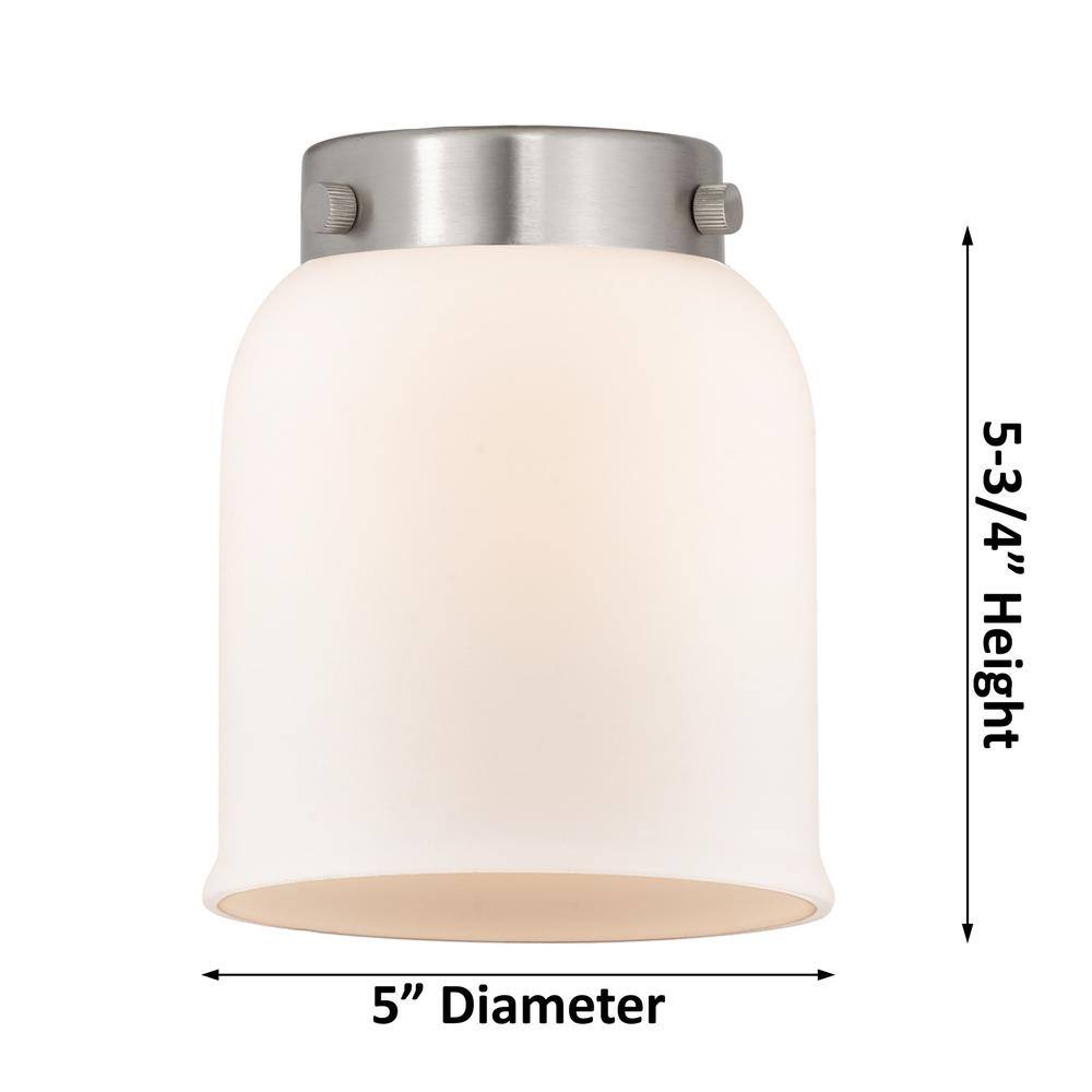 Caden 11'' Matte Black Dimmable Sconce with Matte White Shade