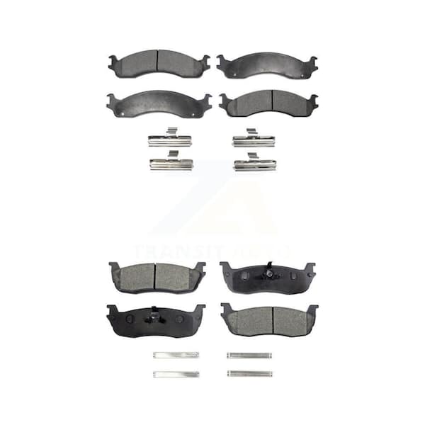 TEC Front Rear Ceramic Brake Pads Kit For Ford F-250 HD KTC-100357