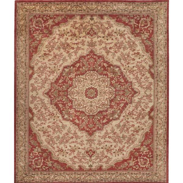 Home Decorators Collection Helena Red 10 ft. x 13 ft. Indoor Area Rug