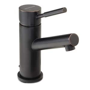 Neo Single Hole Single-Handle Bathroom Faucet with Drain Assembly in Oil-Rubbed Bronze