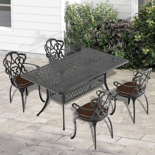 Outdoor cast aluminum patio furniture hotsell