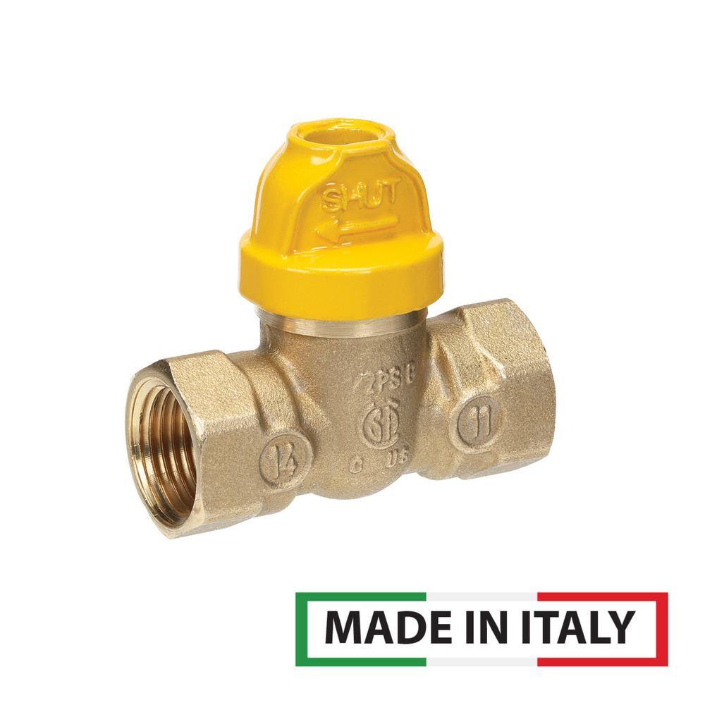 DYNAPEX Universal Inline Shut-Off Ball Valve – 1/8" NPT Male Thread For Fuel, Air, Oil, Gas