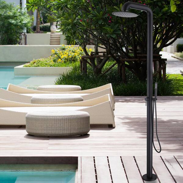 HEATGENE Rain Fixed Free Standing Outdoor Shower