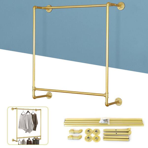 High-Quality and Sturdy Brass Clothing Racks 