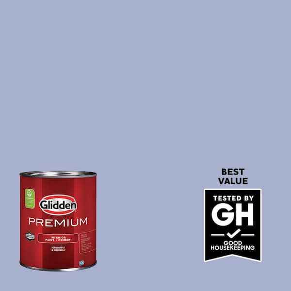 Glidden Premium 1 qt. PPG1167-4 Lovely Lilac Semi-Gloss Interior Latex Paint