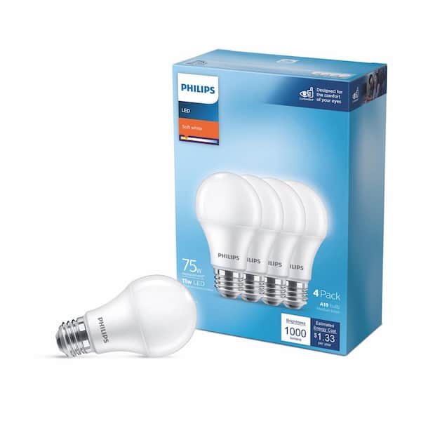 Philips 40-Watt Equivalent A19 Non-Dimmable E26 LED Light Bulb