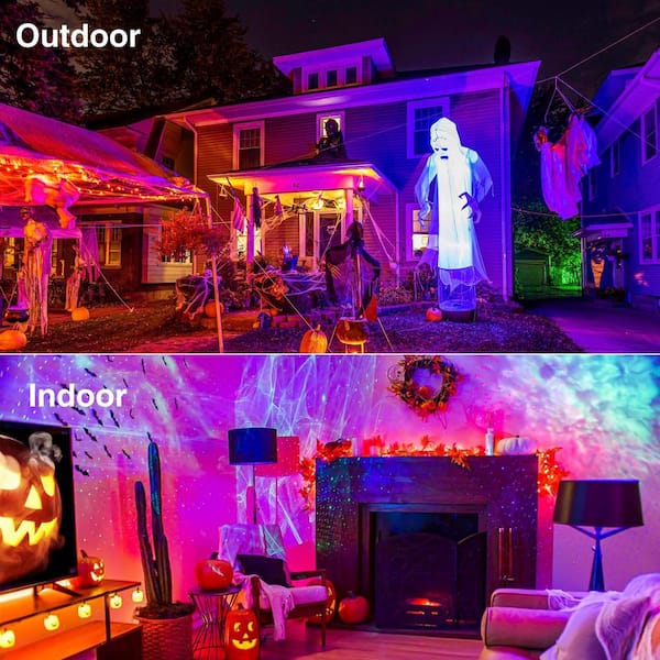 Outdoor Stage Lights Bar 48W LED Wall Washer Light,IP66 Waterproof with Timing,RGB DIY Colors,, 44-Key Remote - 2 Pack