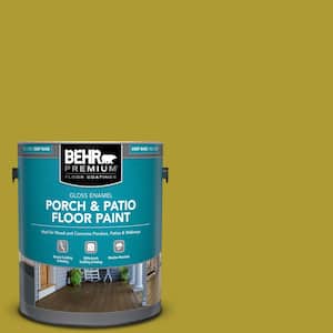 1 gal. #P330-7 Luscious Lime Gloss Enamel Interior/Exterior Porch and Patio Floor Paint