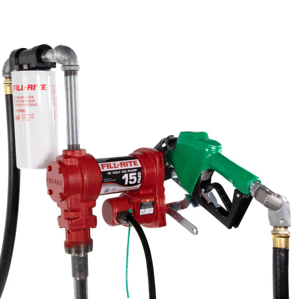 12-Volt 15 GPM 1/4 HP Fuel Transfer Pump (Filter with Swivel Package) price history on PriceWatchPro