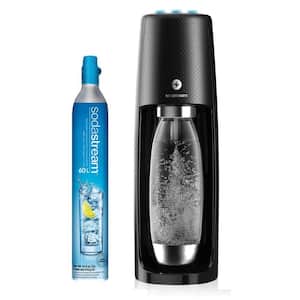 Fizzi 1-Touch Electric Soda Machine and Sparkling Water Maker Kit in Black