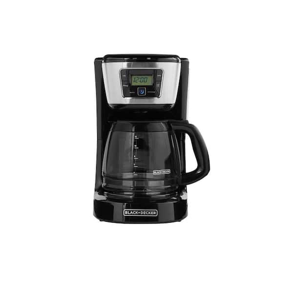 BLACK+DECKER 12-Cup Mill and Brew Coffeemaker, Black, CM5000B – Caffeinequip
