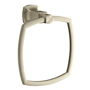 Margaux Towel Ring in Vibrant Brushed Nickel