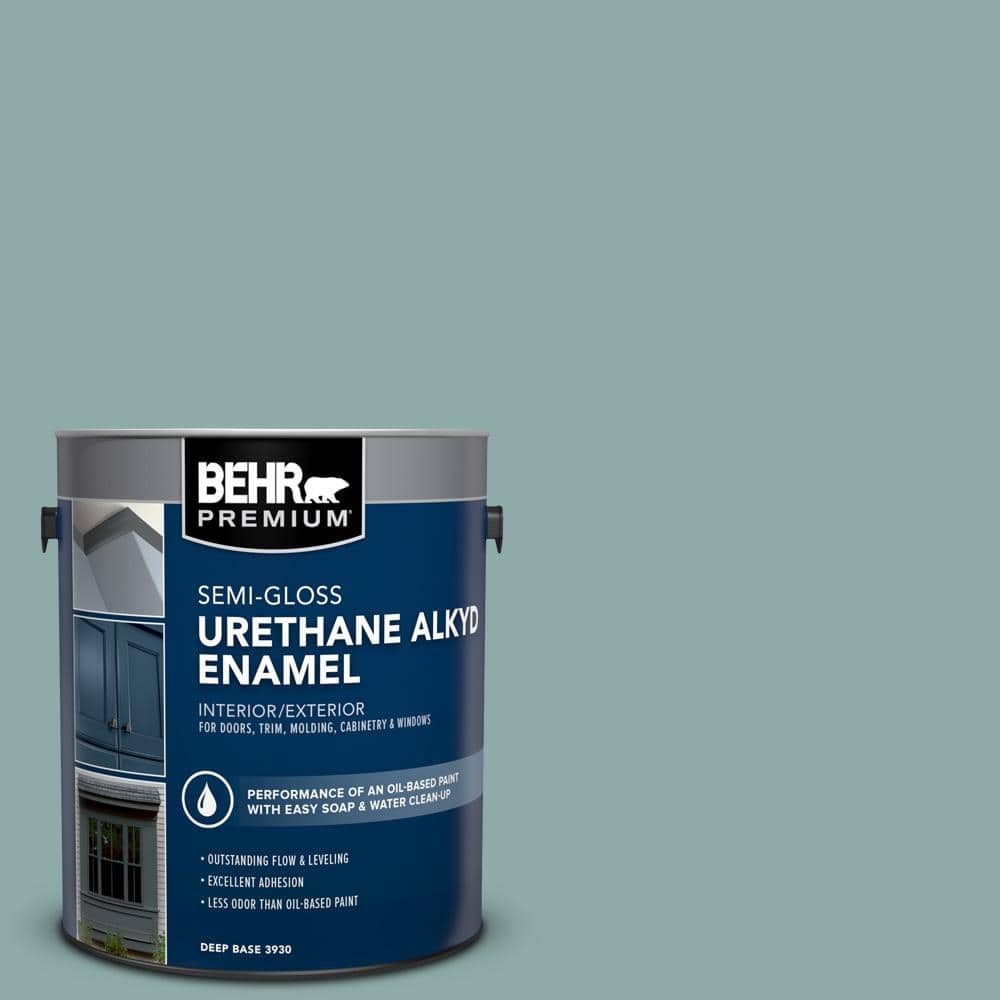 1 gal. Home Decorators Collection #HDC-CL-25 Oceanus Urethane Alkyd Semi-Gloss Enamel Interior/Exterior Paint price history on PriceWatchPro