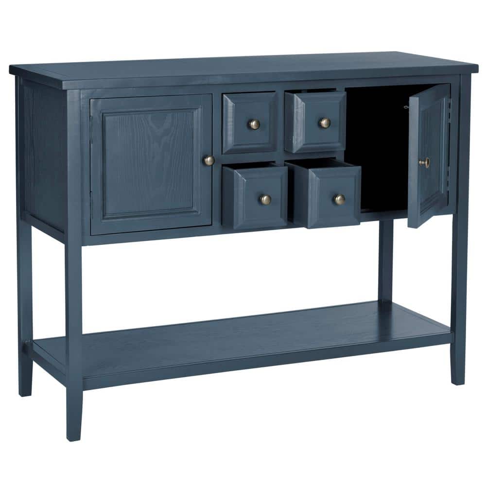 Charlotte Slate Teal 4-Drawer Sideboard