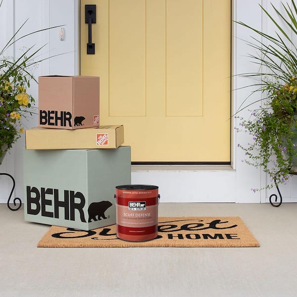 BEHR 6-1/2 in. x 6-1/2 in. #PPU2-02 Red Pepper Matte Interior Peel