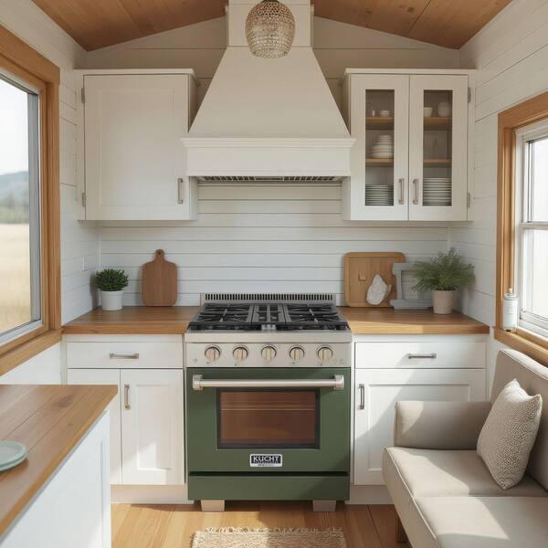 Kucht 30 in. 4.2 cu. ft. 4-Burners Freestanding Natural Gas Range