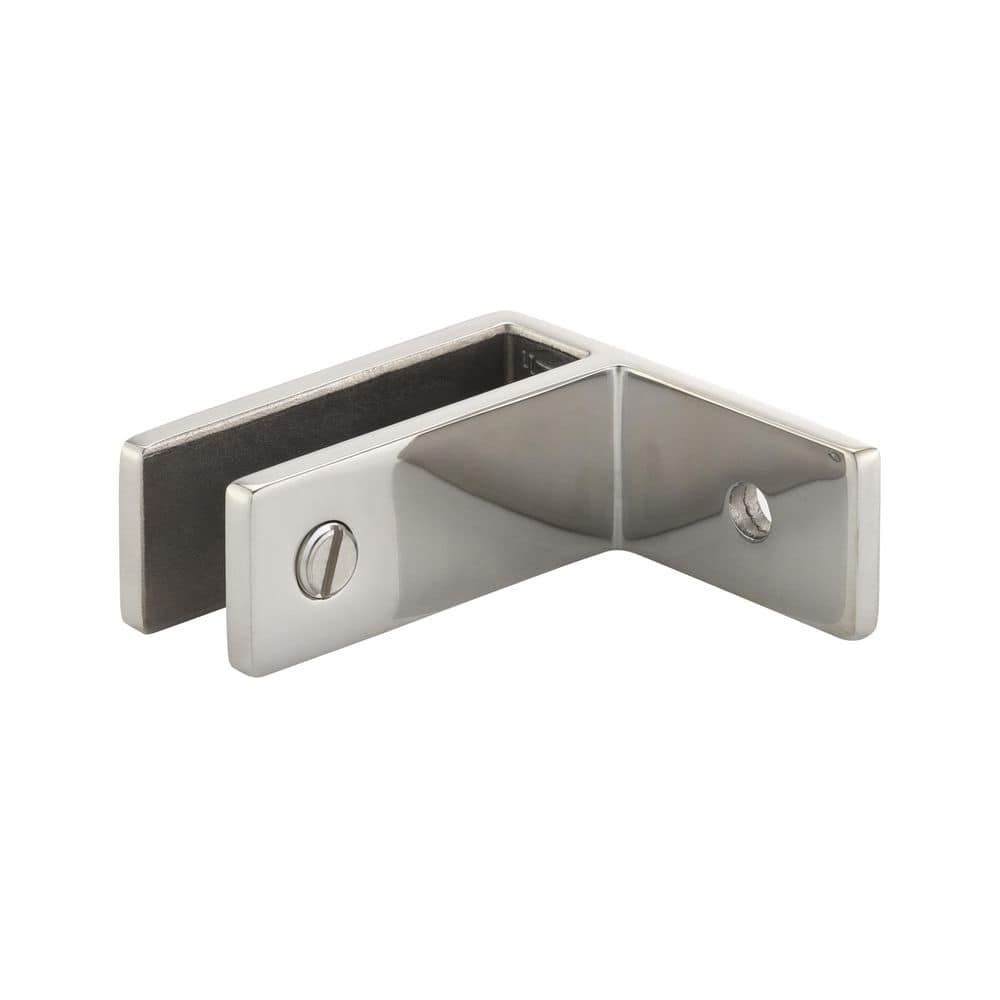 Hercules Chrome Stainless Steel One-way Wall to Glass Panel Holder for Glass Railing price history on PriceWatchPro