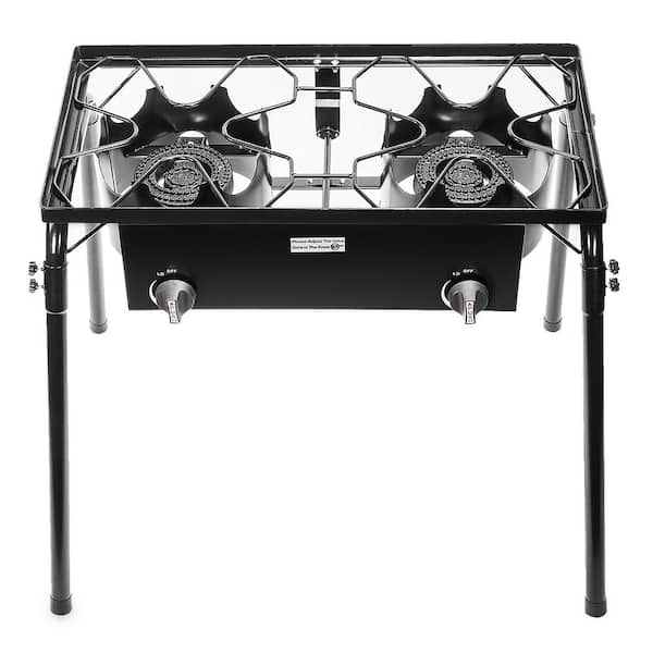 CONCORD Double Burner Outdoor Stand Stove Cooker w/ Regulator Brewing Supply 