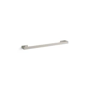 Minimal 24 in. Wall Mounted Towel Bar in Vibrant Brushed Nickel