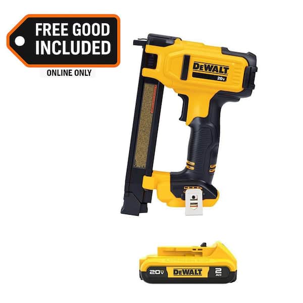 20V MAX Lithium-Ion Cordless Cable Stapler with 20V MAX Compact Lithium-Ion 2.0Ah Battery Pack