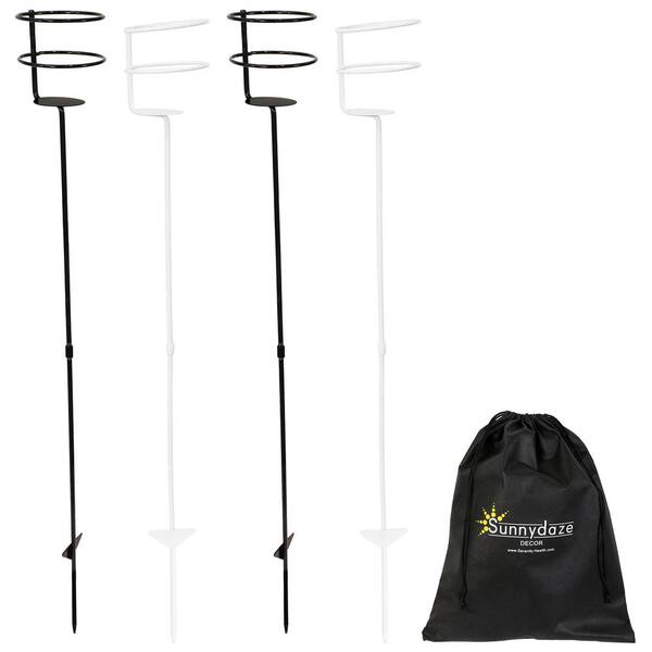 Sunnydaze Decor HeavyDuty Outdoor Beverage Bottle Can Drink Holder