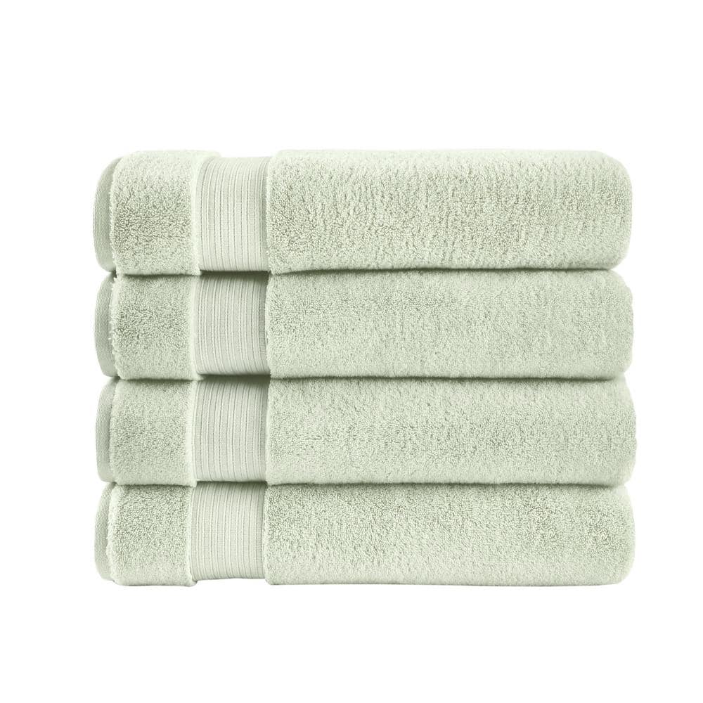 Home Decorators Collection Egyptian Cotton Watercress Green Bath Sheet