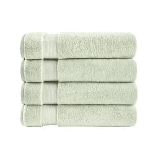Egyptian Cotton Watercress Green Bath Sheet (Set of 4)