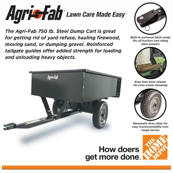 Utility 12 Steel Dump Cart