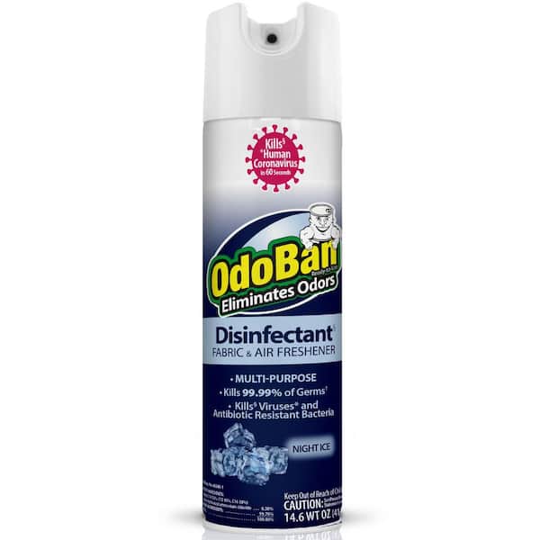 OdoBan 14.6 oz. Night Ice Multi-Purpose Disinfectant Spray, Odor Eliminator, Sanitizer, Fabric and Air Freshener
