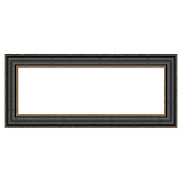Amanti Art Thomas Black Bronze 42 in. x 18 in. Polystyrene Framed Dry Erase Magnetic Memo Board