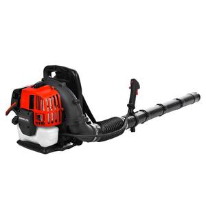 Souffleur à Feuilles à Dos 43CC 2 Temps - 530 Pi³/min, 2 CV, Moteur Essence Refroidi Par Air, Pour Feuilles Et Neige